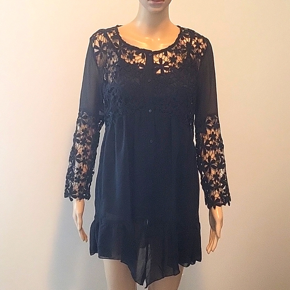 Crochet Babydoll Tunic